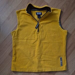 Abercrombie & Fitch Men's Yellow Zip-Up Sweater